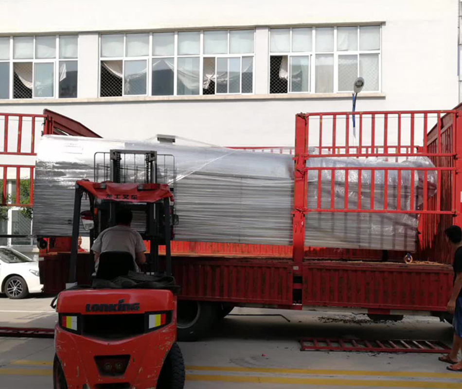 大型炒货机流水线发货