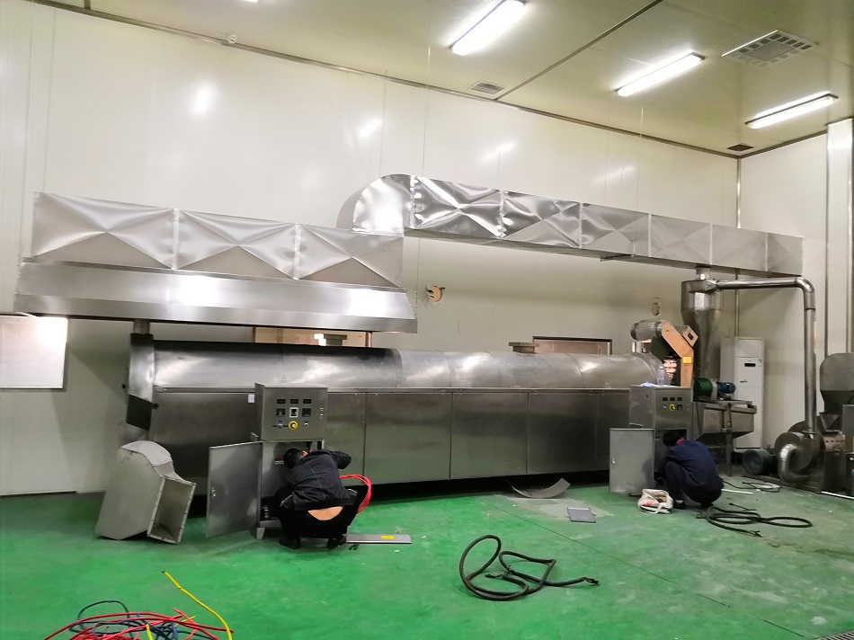 大型流水线炒货机