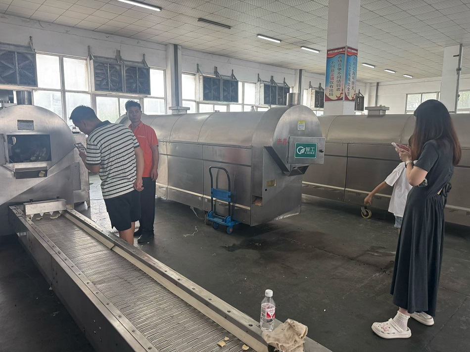 流水线电磁炒货设备
